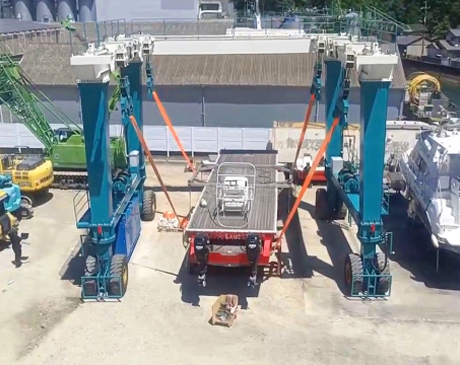 100 Ton Boat Lifting Crane