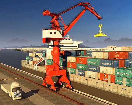 Port lifting container– Logistics & Freight Forwarding