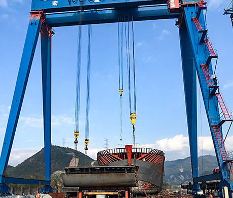 Shipbuilding Gantry Crane Successfully Delivered