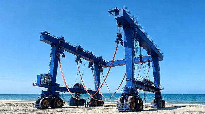 Full Hydraulic Boat Travel Lift