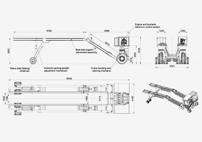 boat trailer drawing