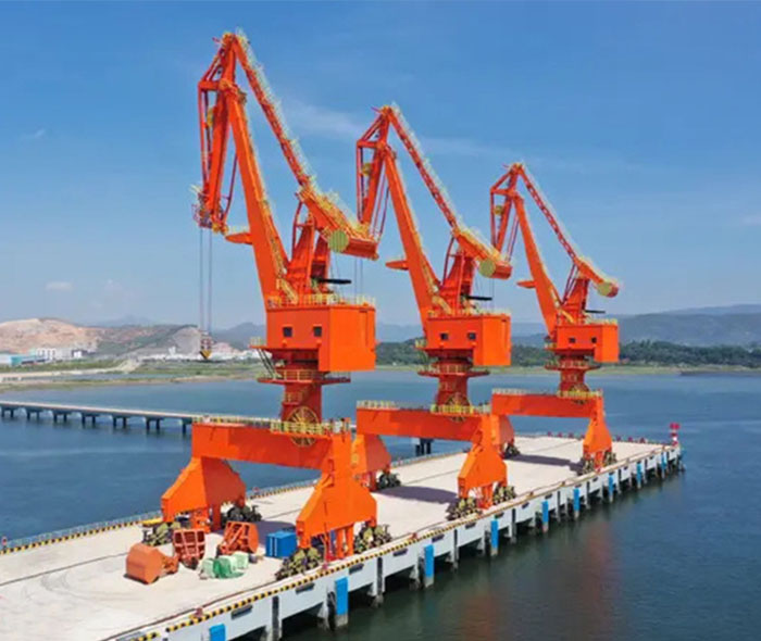 Four Link Portal Crane