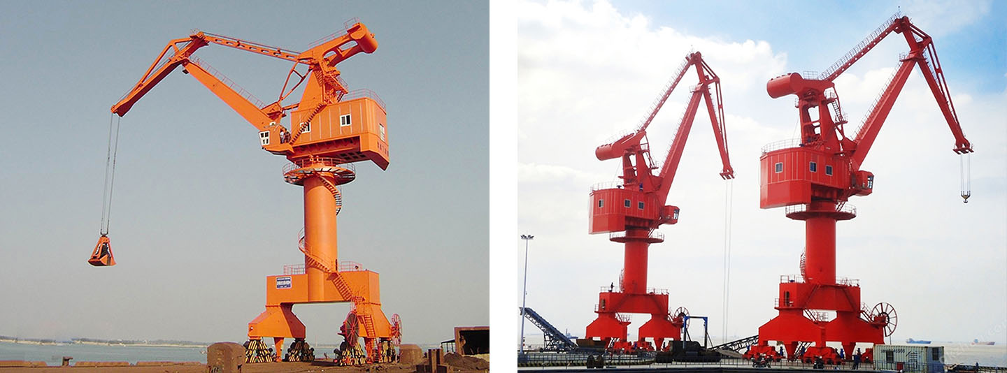 Rail Mounted Four Link Portal Crane