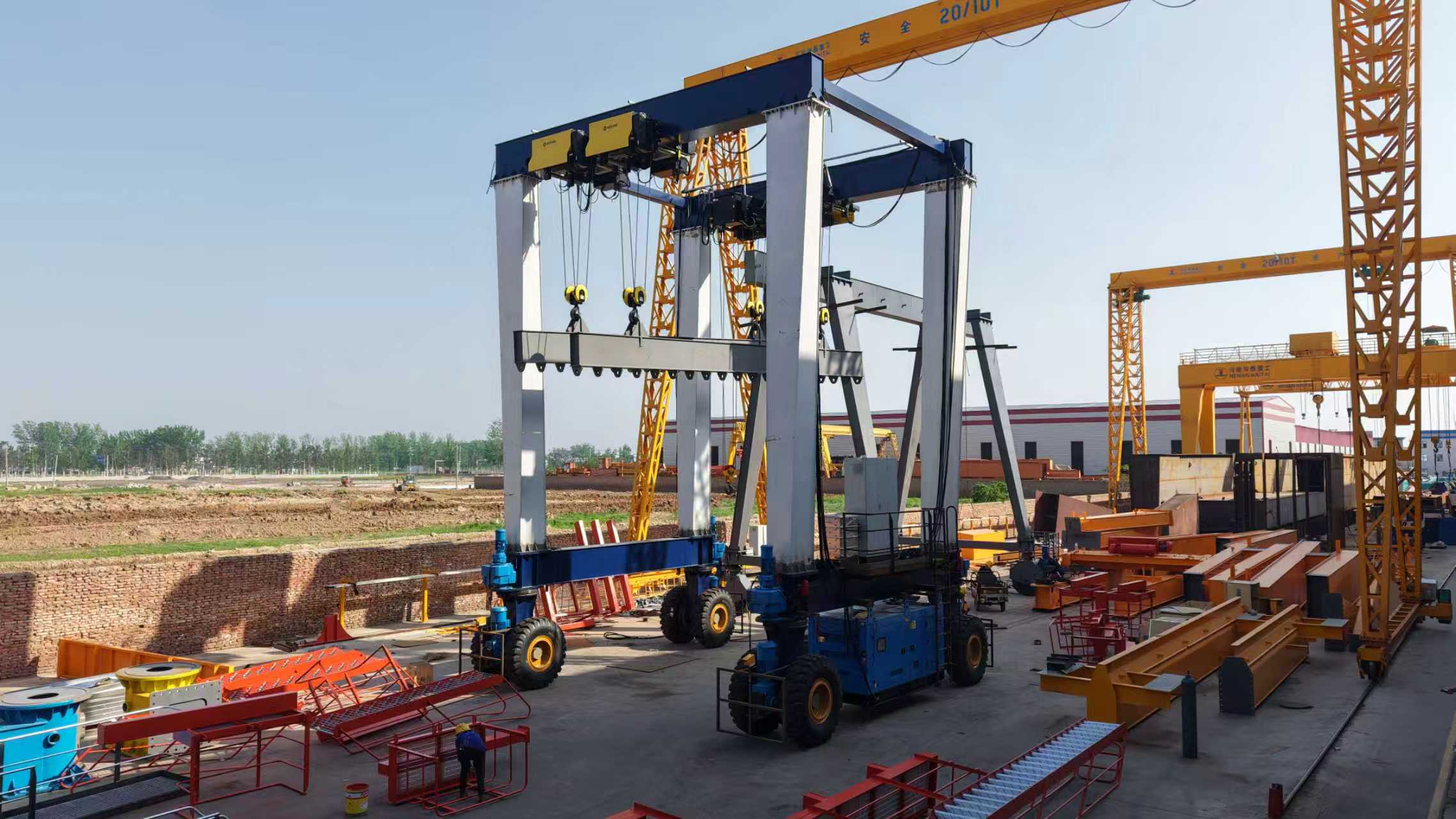 4×20t Rubber-Tired Gantry Crane
