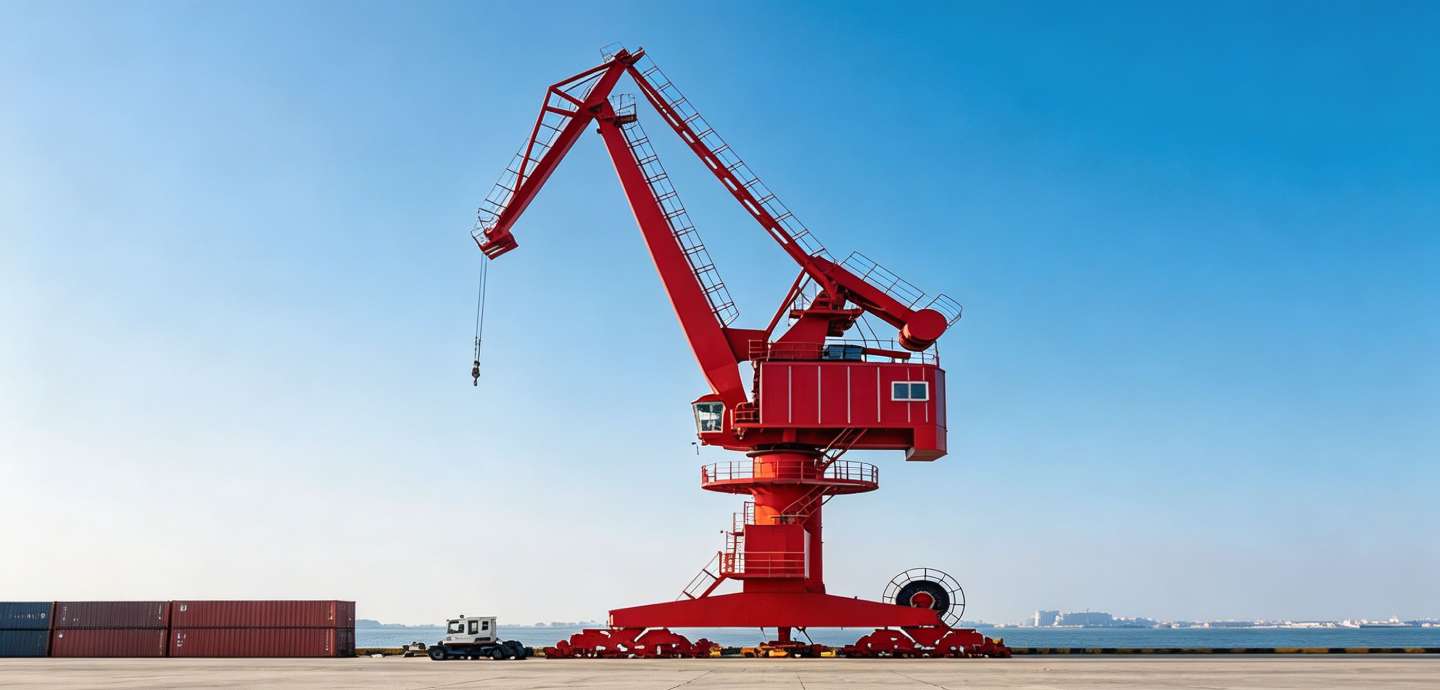 Four Link Portal Crane