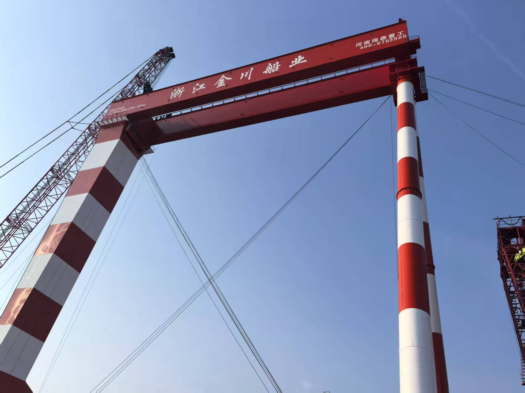 HTCRANE 600-ton Shipbuilding Gantry Crane — Boost Shipyard Efficiency by 40%+
