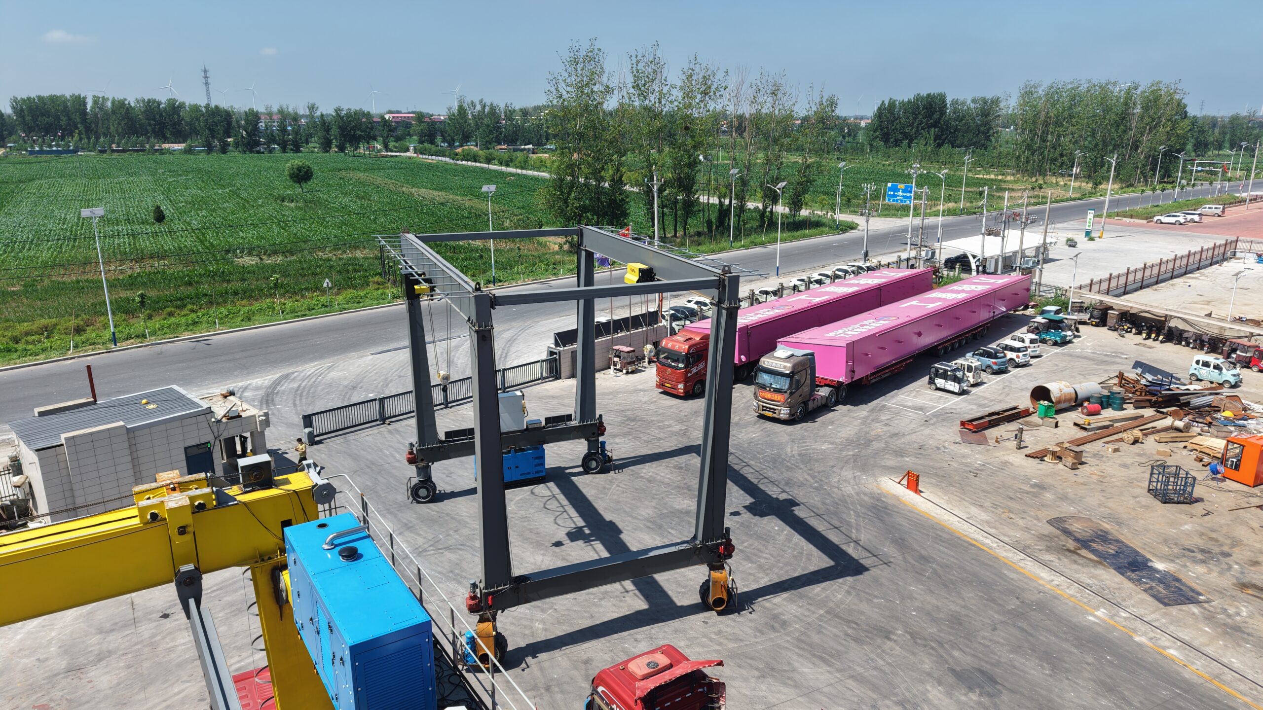 25+25t RTG Crane Dual-hoist mobile solution for workshop & outdoor yards